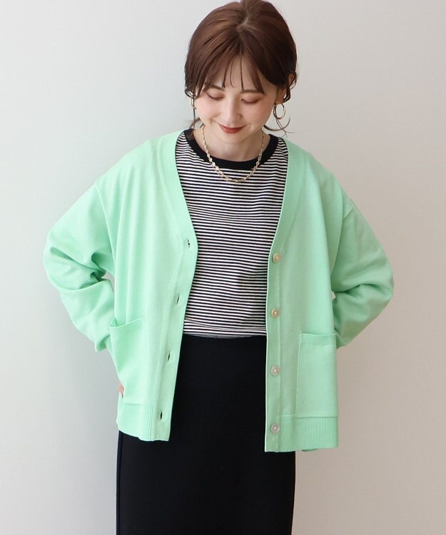 AMERICAN HOLIC Ｖネックニットカーディガン Mint