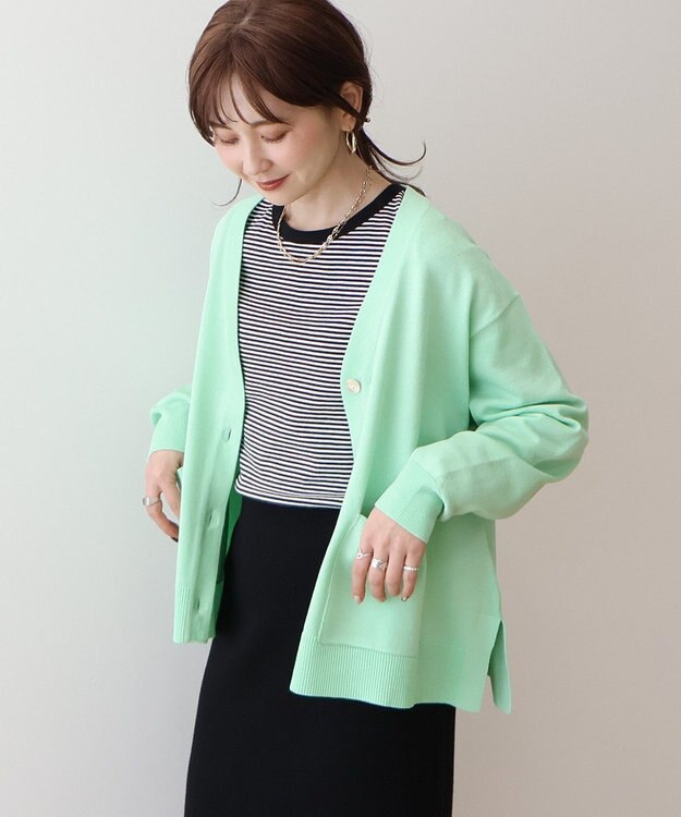 AMERICAN HOLIC Ｖネックニットカーディガン Mint