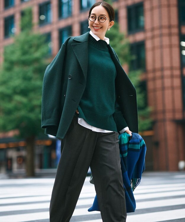 23区 S 【CLASSY.2月号掲載/洗える】CANCLINI ベーシック シャツ ホワイト系