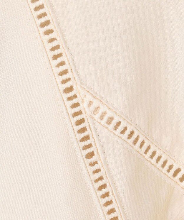 23区 【SLOW/一部店舗限定】ウォッシュドコットンストレッチ ブラウス アイボリー系