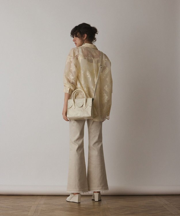 GRACE CONTINENTAL RollingSTHandbag ホワイト