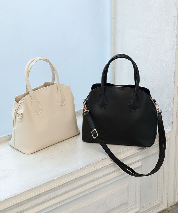 Green Parks ＥＴＳ．多収納ツーハンドルバッグ Ivory