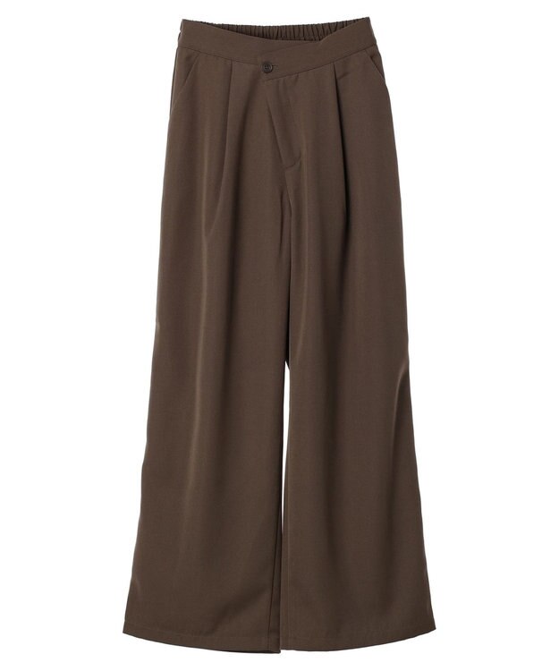 Green Parks ・ＥＬＥＮＣＡＲＥ　ＤＵＥ　ワイドパンツ Brown