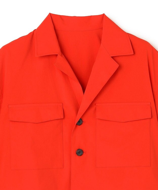 uncrave クールタッチカラータイプライター シャツジャケット スカーレット