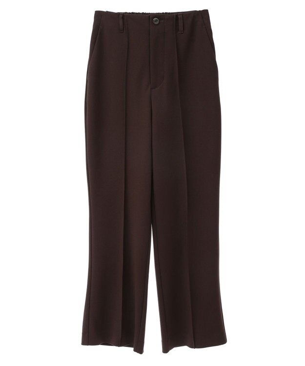 earth music&ecology センターシームパンツ Chocolat