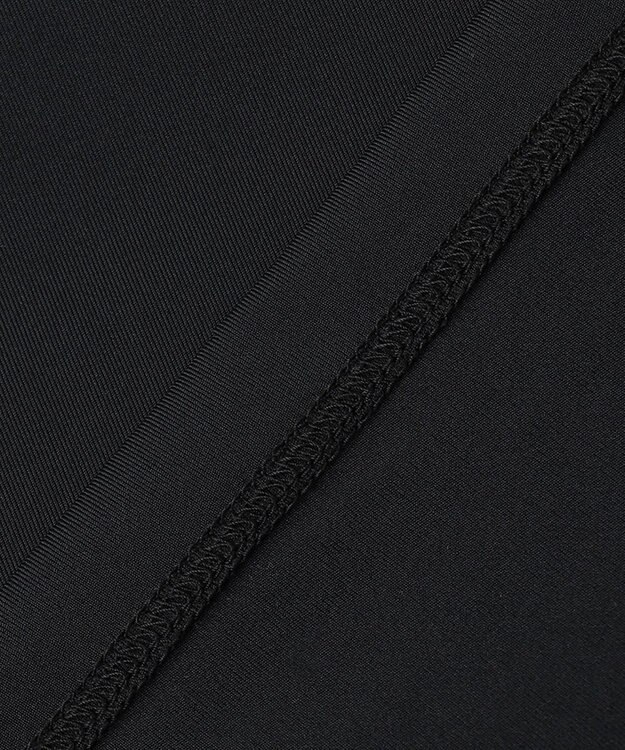 PW CIRCULUS 【MEN】【ストレッチ】ポケット モックネック シャツ ブラック