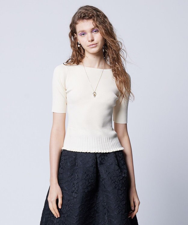 TOCCA 【洗える！】RESONATE ニットプルオーバー アイボリー系