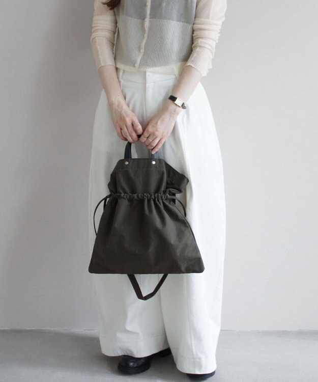 TIDEWAY TUSSER 2WAY TOTE S ブラウン