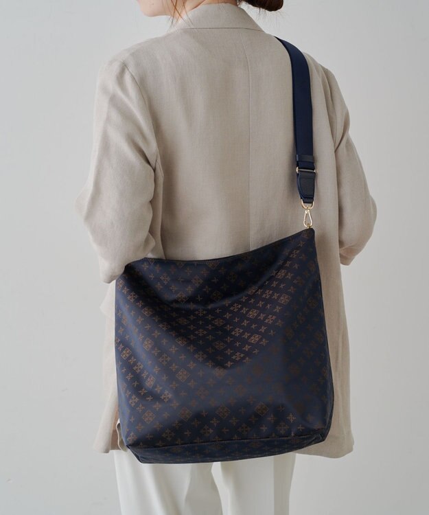 russet ナイロンジャガード2WAYショルダーバッグ(CE-1622) Purple/BR