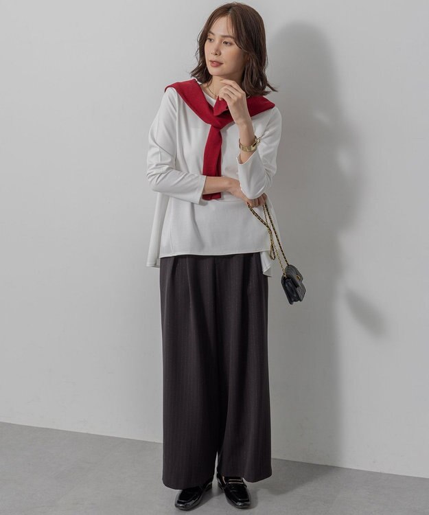 組曲 S ニューシックニット カーディガン レッド系