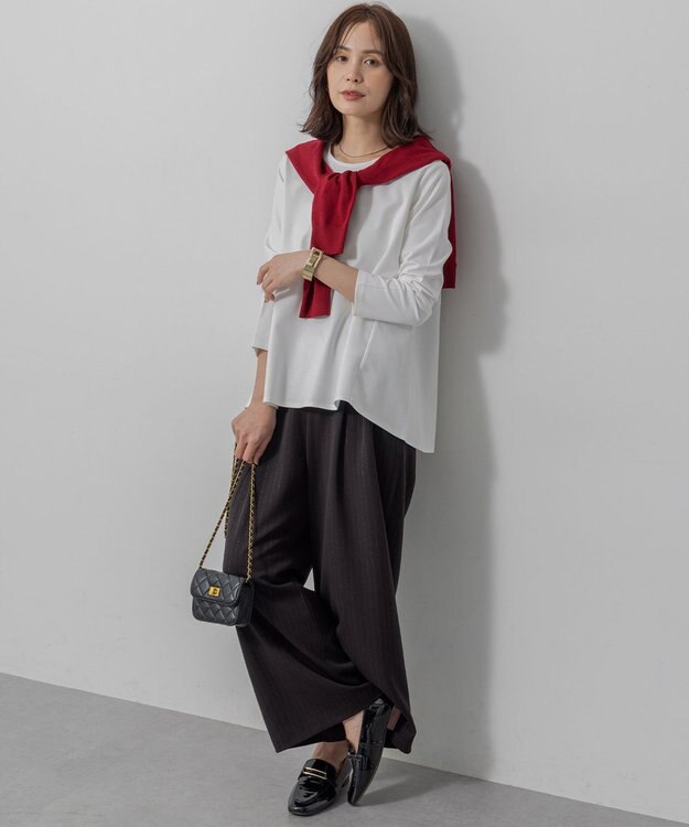 組曲 S ニューシックニット カーディガン レッド系