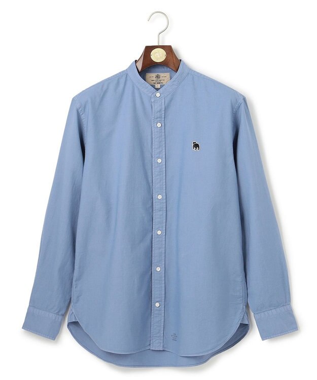 J.PRESS MEN このさりげなさが大人気【IVY COLLECTION】【UNISEX】バックブルオックスガーメントダイ シャツ ブルー系