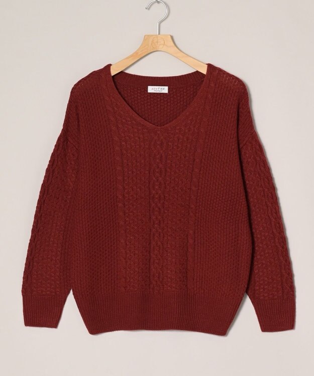 ONWARD Reuse Park 【any FAM】ニット秋冬 レッド