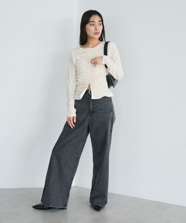 CRAFT STANDARD BOUTIQUE シャーリングカーディガン Ivory