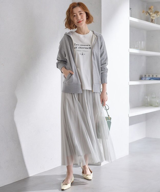 23区 S 【洗える】ミューズ ロゴTシャツ ホワイト系