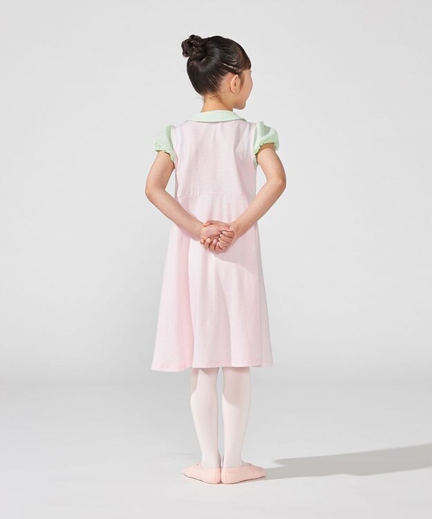 Chacott ジップアップワンピース ベビーピンク