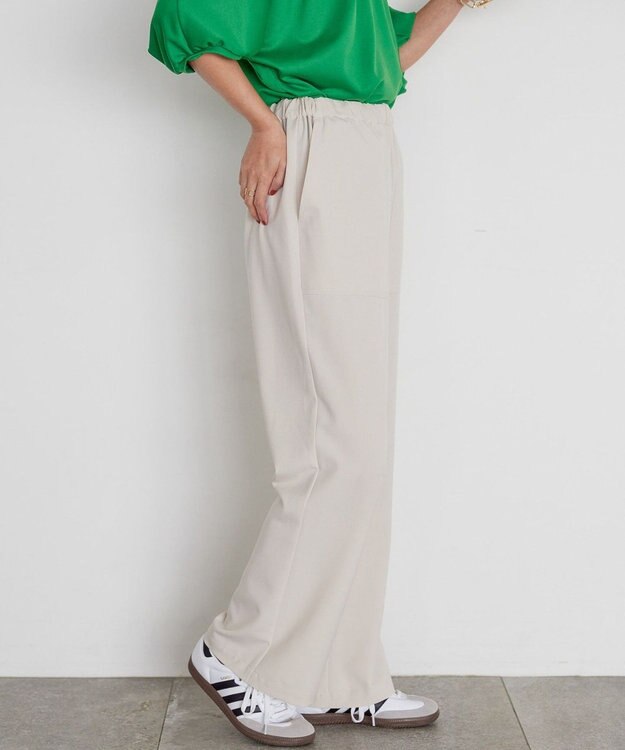 AMERICAN HOLIC 美・美・美ベイカーフレアパンツ Ivory