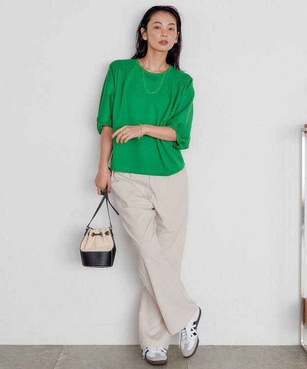 AMERICAN HOLIC 美・美・美ベイカーフレアパンツ Ivory