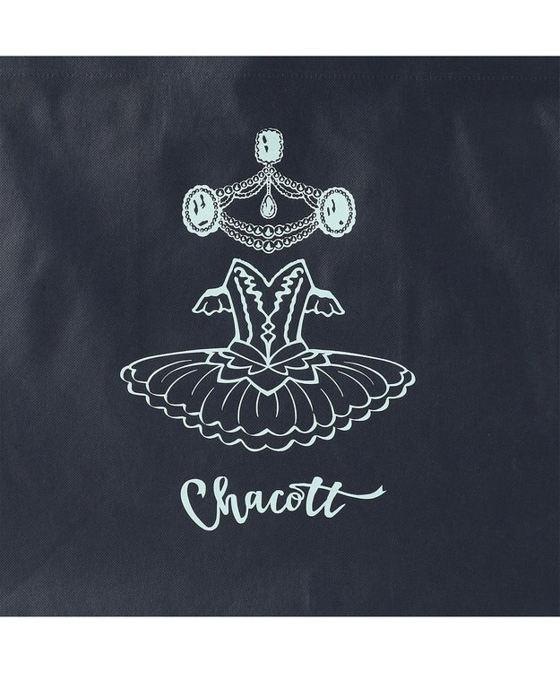 Chacott ジュエルチュチュ不織布バッグM ネイビー