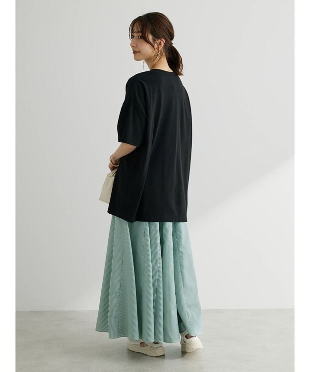 Green Parks ロゴ半袖チュニック Off White