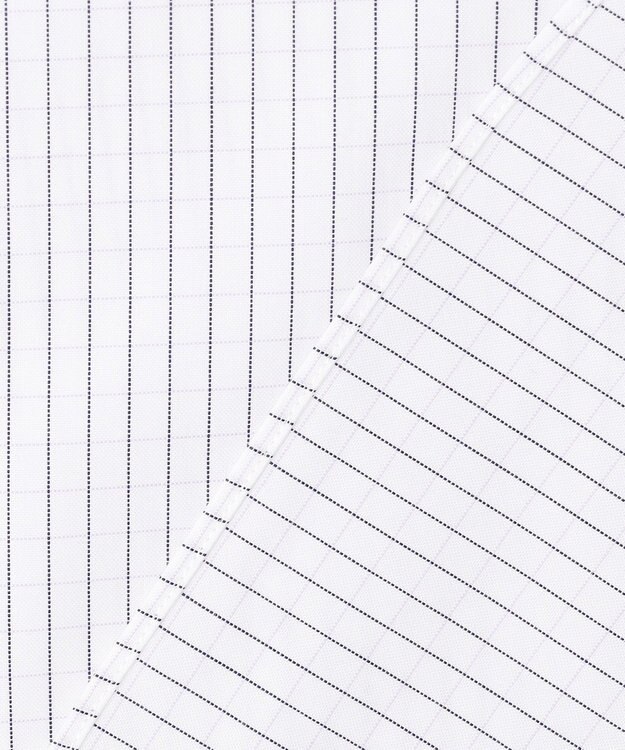 J.PRESS MEN 【PREMIUM PLEATS / 形態安定】スーピマコットングラフチェック シャツ / B.D. パープル系3