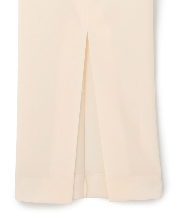 BEIGE， 【イージーケア・セットアップ対応】BATEAU / バックスリット ストレートパンツ Ecru