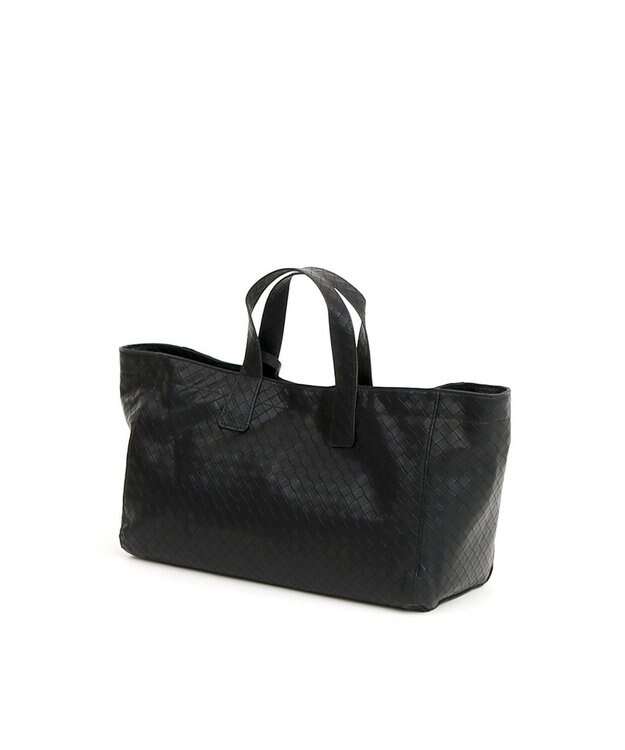 UNBILLION カシュカシュ cachecache / メッシュエンボス横長ショッパートート ブラック