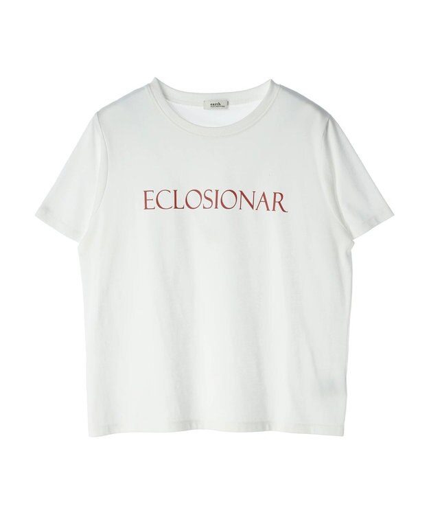 earth music&ecology ＥＣＬＯＳＩＯＮＡＲ　半袖ＴＥＥ Off White