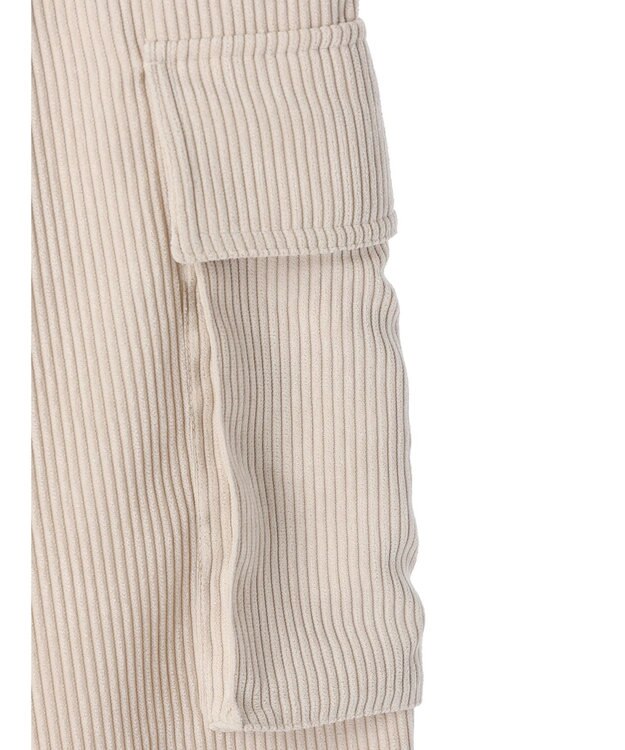 Green Parks ・ＥＬＥＮＣＡＲＥ　ＤＵＥ　コーデュロイカーゴパンツ Ivory