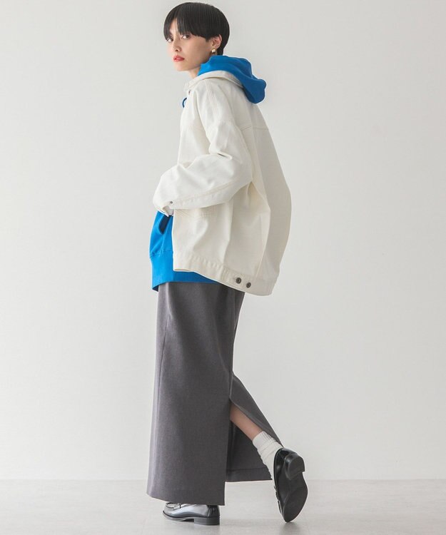 AMERICAN HOLIC デニムオーバージャケット Off White