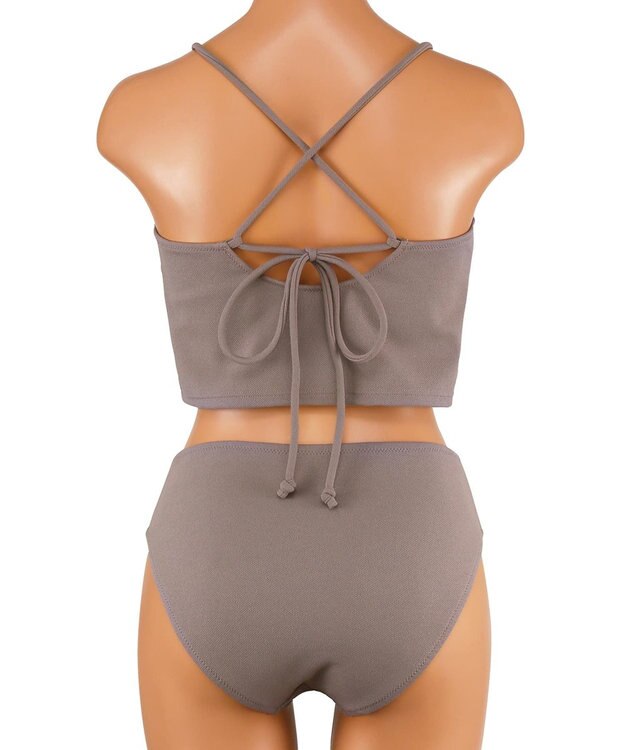 San-ai Resort（三愛水着楽園） ３点セット水着　9M・11L【San-ai Resort（サンアイリゾート）】 グレー