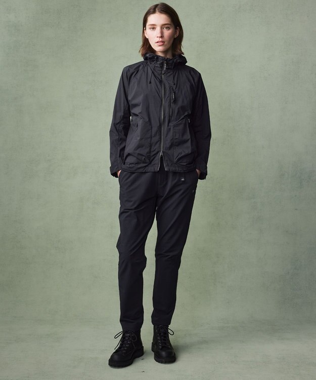 JOSEPH ABBOUD MOUNTAIN 【軽量/ストレッチ/ECO撥水】ライトワシャーストレッチ マウンテンパーカー ブラック系