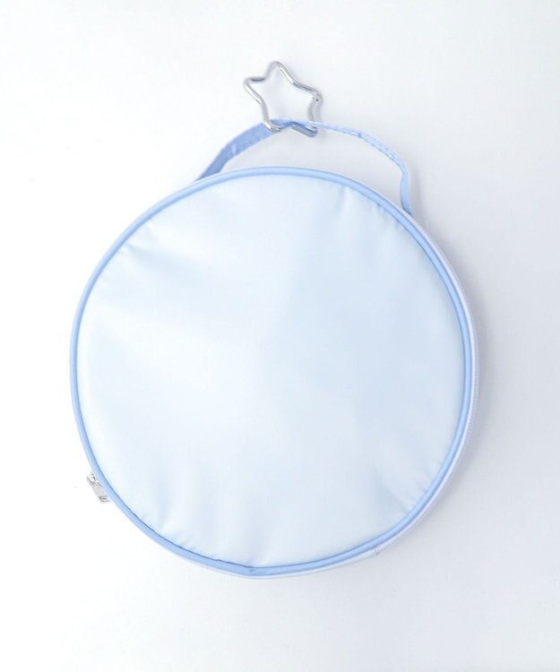 WEGO 配色サークルポーチ ホワイト