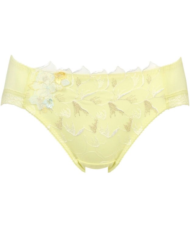 Wing ショーツ　【スキマフィットブラ】　KB2363とペア　やさしいフィット感　はきこみ丈あさめ　ウイング／ワコール　KF2863 イエロー