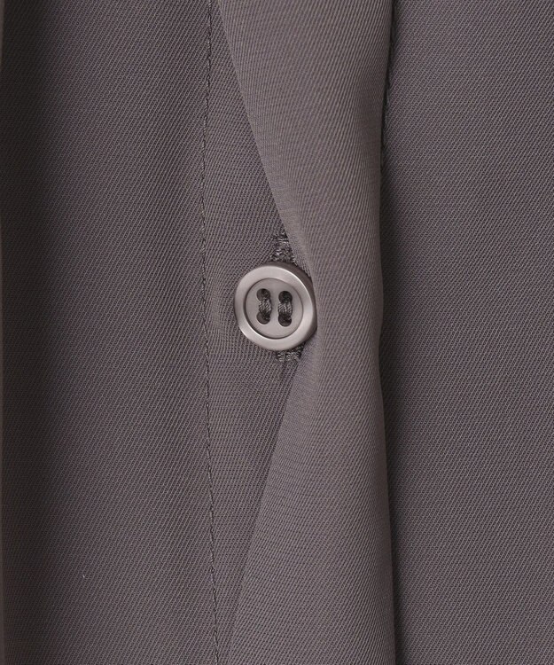 ANY SIS 【洗える】スタンドカラープリーツ ワンピース スレート