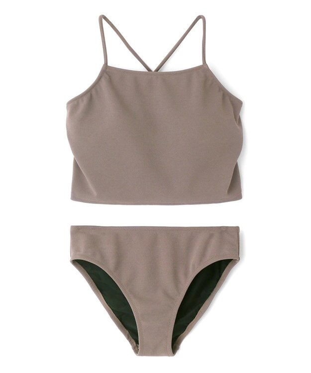 San-ai Resort（三愛水着楽園） ３点セット水着　9M・11L【San-ai Resort（サンアイリゾート）】 グレー