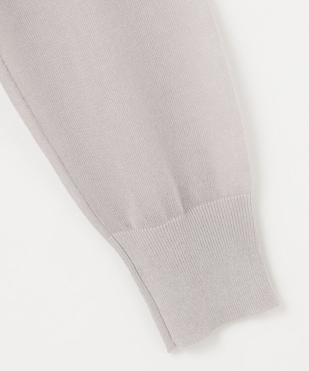 ANY SIS 【洗える】シアーVネック カーディガン ライトグレー