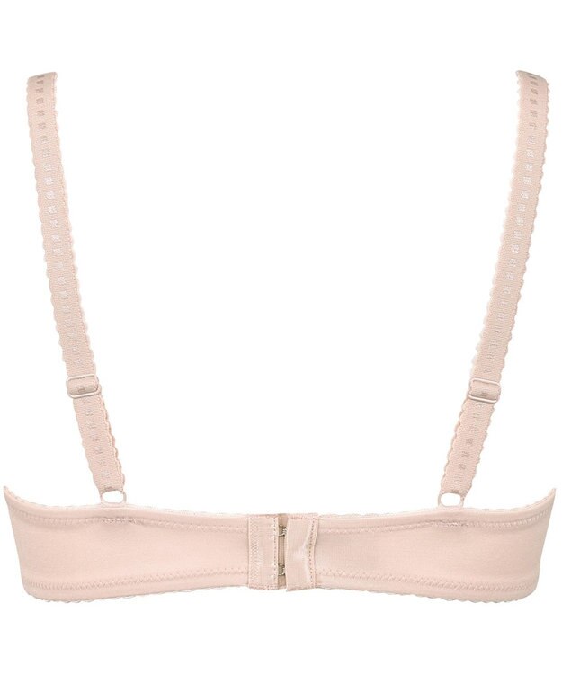 Wing 3/4カップブラ　自然なまるみシルエット　カップ肌側はふんわり綿混素材　ウイング／ワコール　KB2473 ブラウン