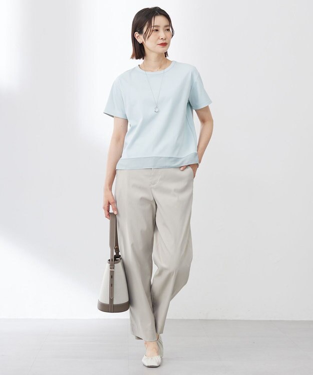 J.PRESS LADIES 【2way】Bucket キャンバス バッグ モカ系