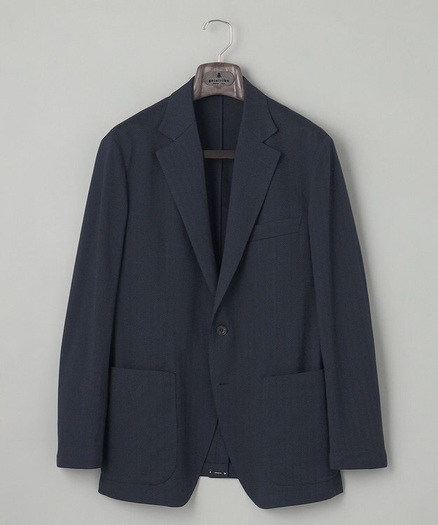 GOTAIRIKU 【AIRY MOVE / セットアップ対応】ムリネ調マルデオリジャージー セットアップジャケット ネイビー系8