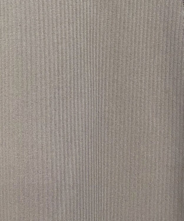 23区 【SLOW/洗える】ワイドリブジャージー フレア スカート ライトグレー系