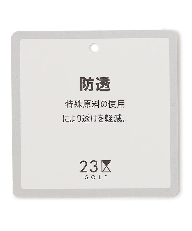 23区GOLF 【MEN】【WEB&一部店舗限定 】スケトラドビー ハーフパンツ ホワイト系