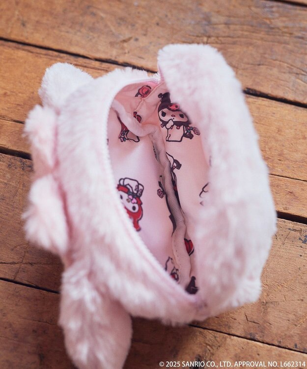 earth music&ecology マイメロディ＆クロミ／ｅａｒｔｈ　フェイスポーチ Pink