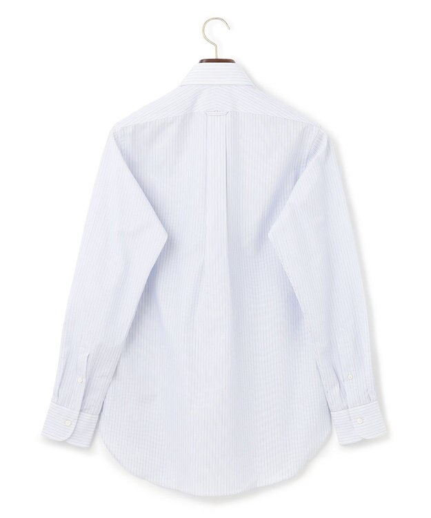 J.PRESS MEN 【PREMIUM PLEATS / 形態安定】BROADジャーミンストライプシャツ / レギュラー サックスブルー系1