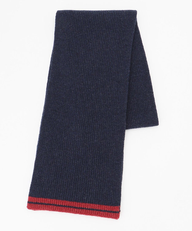 J.PRESS MEN 【WEB限定】スクール ラインマフラー ネイビー系1