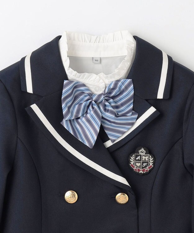 ANY KIDS 【5点セット】ジャケット＋ジャンパースカートセット ネイビー