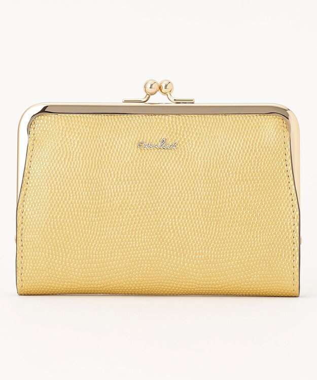 airlist がま口財布 LUNA Metallic ルナメタリック ＜イエロー＞ イエロー