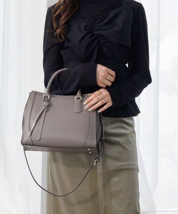 ACE BAGS & LUGGAGE Jewelna Rose クロフォード ハンドバッグ 本革 11922 ジュエルナローズ ショルダーバッグ 2way 【新色】ダークグレージュ