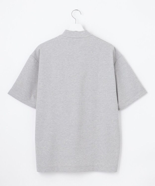 23区GOLF 【MEN】【23Fondation】半そで モックネックシャツ ライトグレー系