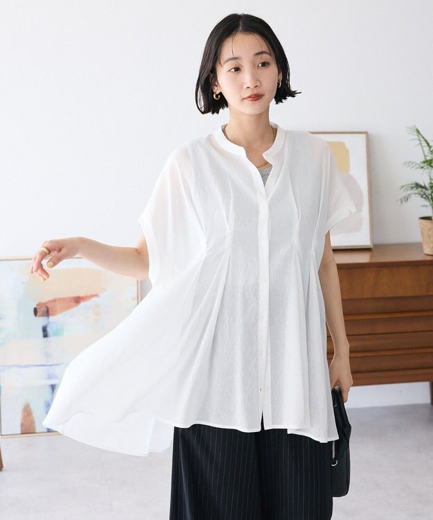 CRAFT STANDARD BOUTIQUE 【追加】ヴィンテージボイルタックチュニック White